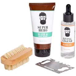 Gifi Bien-Être^Coffret cadeau homme soin barbe et carte outil multifonction
