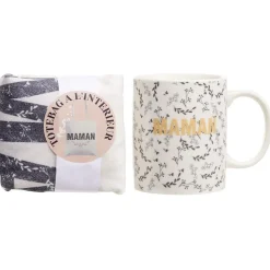 Gifi Coffret cadeau Maman Mug + Tote bag