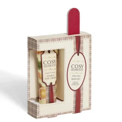 Gifi Beauté^Coffret crème pour les mains cannelle et orange avec lime à ongles