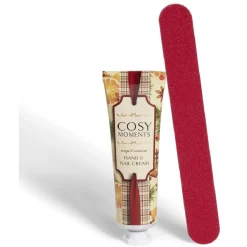 Gifi Beauté^Coffret crème pour les mains cannelle et orange avec lime à ongles