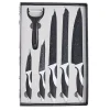 Gifi Coffret de 5 couteaux et 1 éplucheur