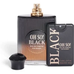 Gifi Beauté^Coffret eau de parfum femme OH SO BLACK 100ml avec flacon de poche 20ml