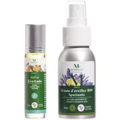 Gifi Bien-Être^Coffret Mességué roll-on zénitude et brume d'oreiller Bio apaisante