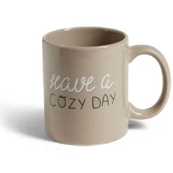 Gifi Coffret mug 330ml et bouillotte 600ml cosy beige