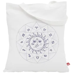 Gifi Coffret mug 330ml et tote bag signe du zodiaque blanc et violet