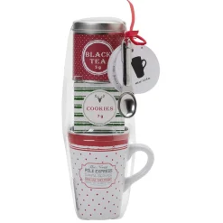 Gifi Coffret mug XXL avec boisson et biscuits Noël Traditionnel
