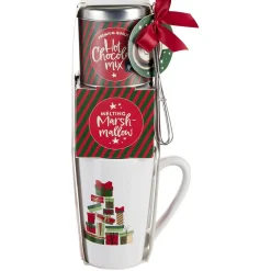 Gifi Coffret Mug XXL avec boisson et gourmandises Noël tradition