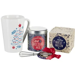 Gifi Coffret Mug XXL avec boisson et gourmandises Noël Scandinave