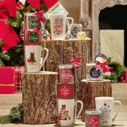 Gifi Coffret Mug XXL avec boisson et gourmandises Noël pailleté