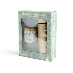 Gifi Coffret thé avec bouteille isotherme infuseur et boîte à thé