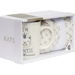 Gifi Coffret totebag avec mug porcelaine