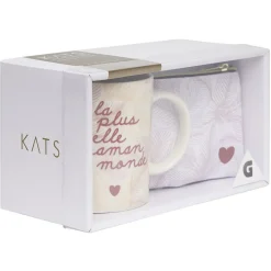 Gifi Coffret trousse avec mug porcelaine