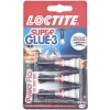 Gifi Colle Et Adhésif^Colle super glue 3 Loctite x3