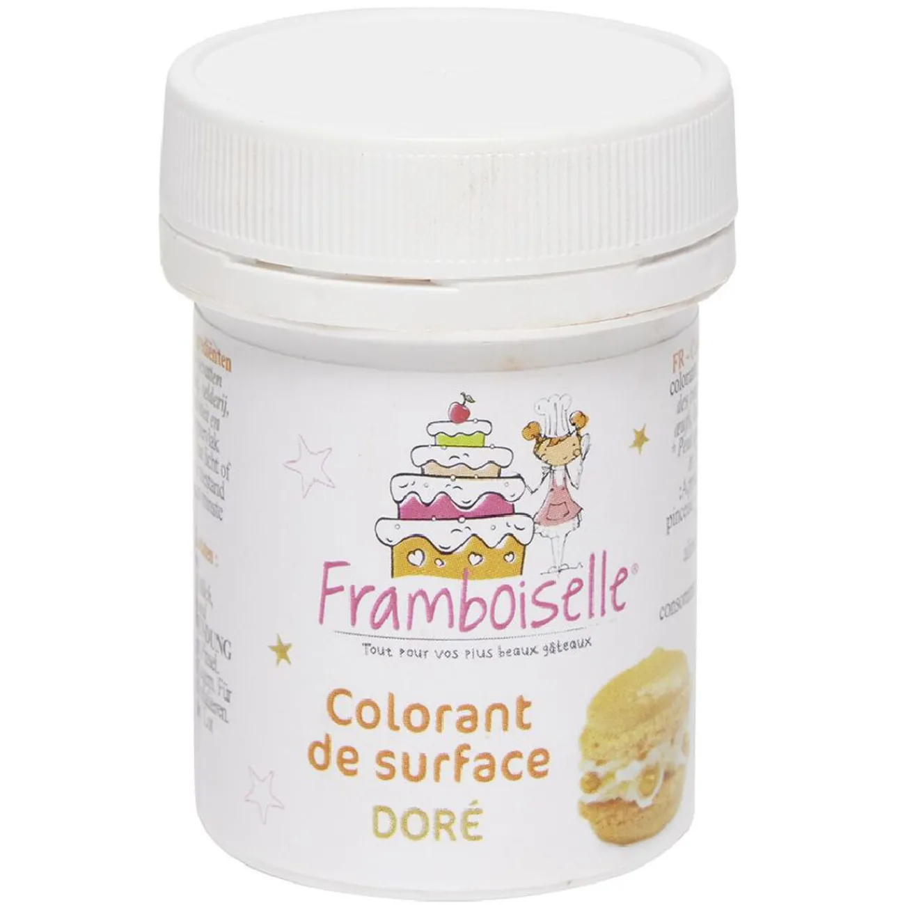 Gifi Colorant alimentaire de surface doré 5g