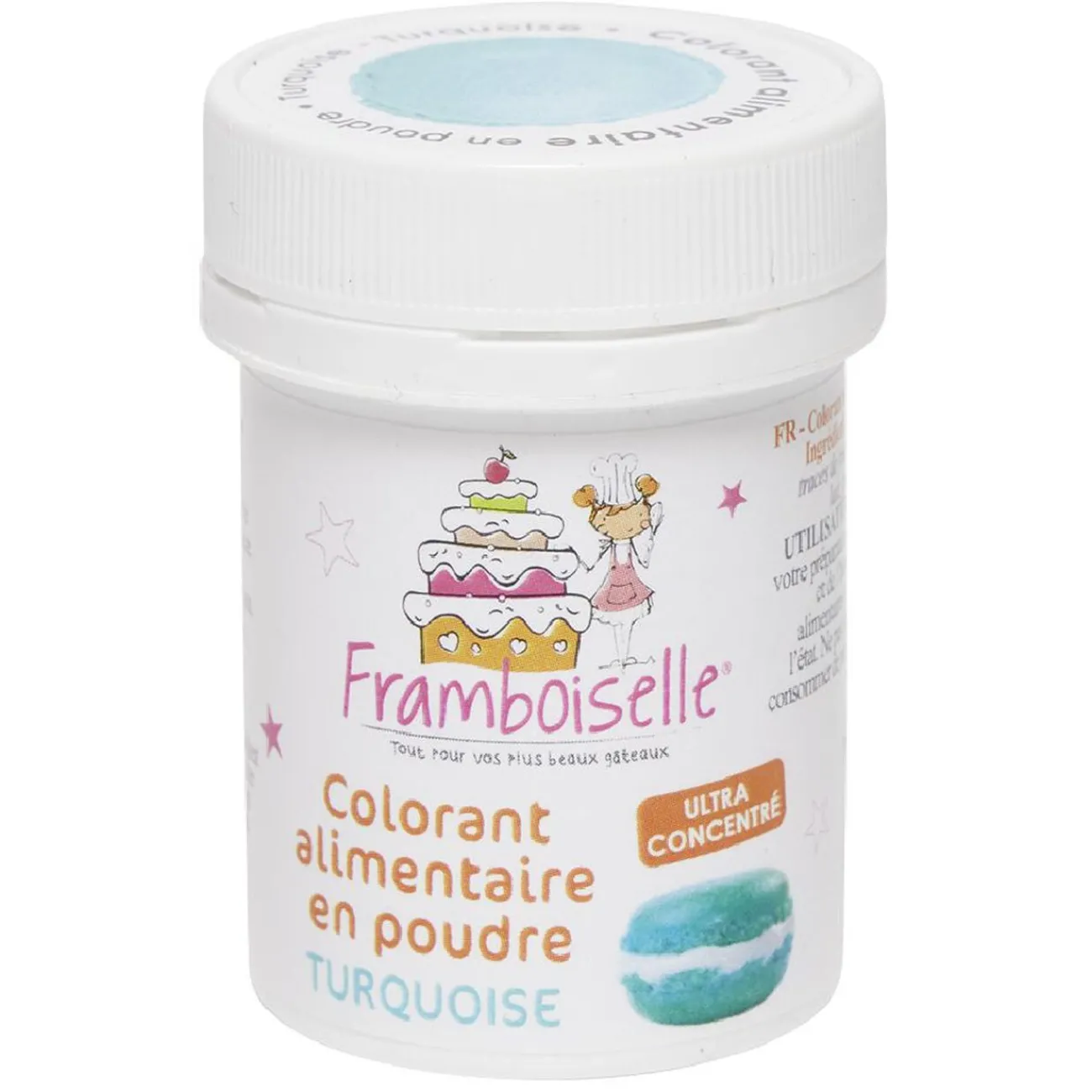 Gifi Colorant alimentaire en poudre turquoise