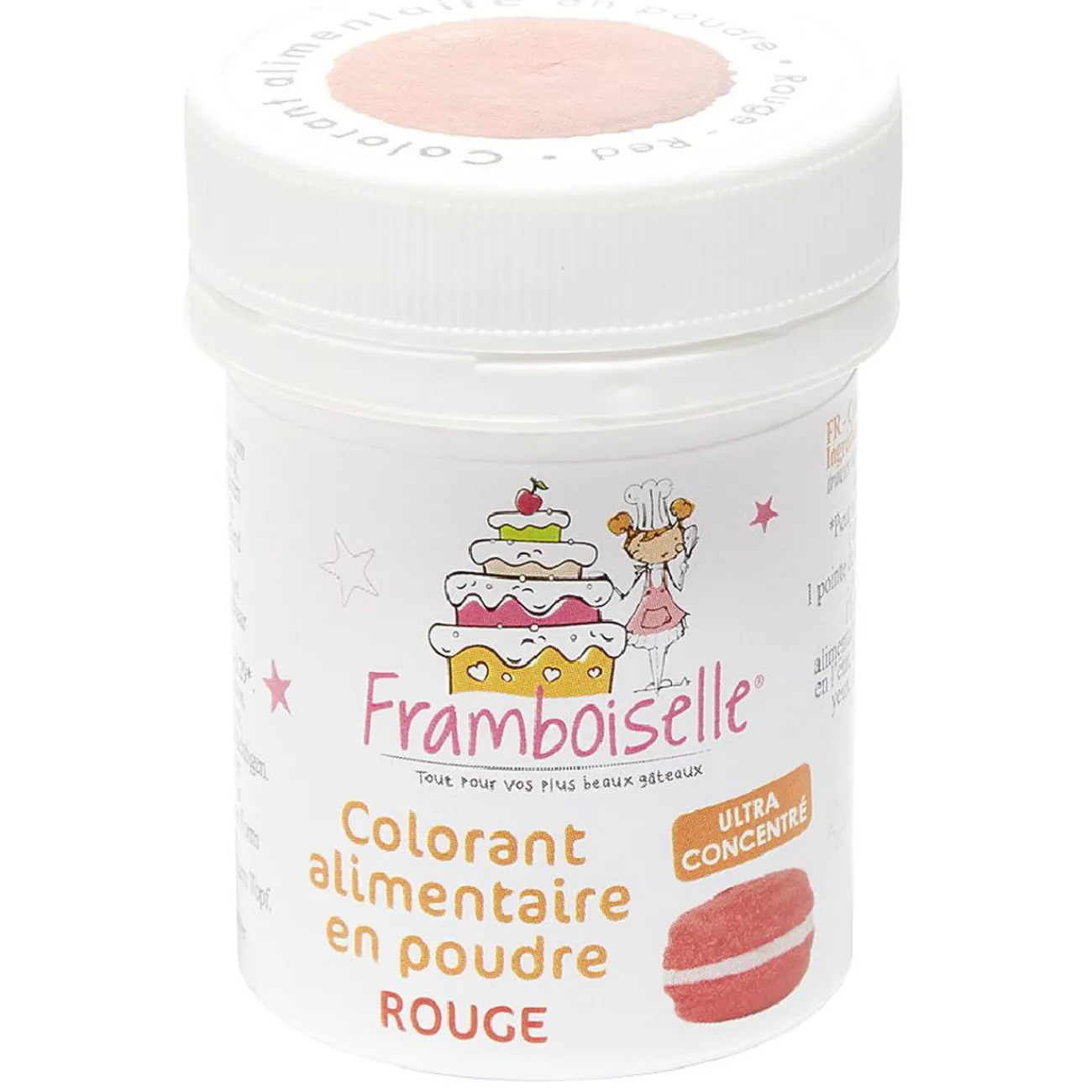 Gifi Colorant alimentaire en poudre rouge