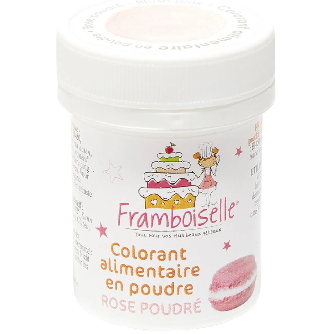 Gifi Colorant alimentaire rose en poudre Framboiselle