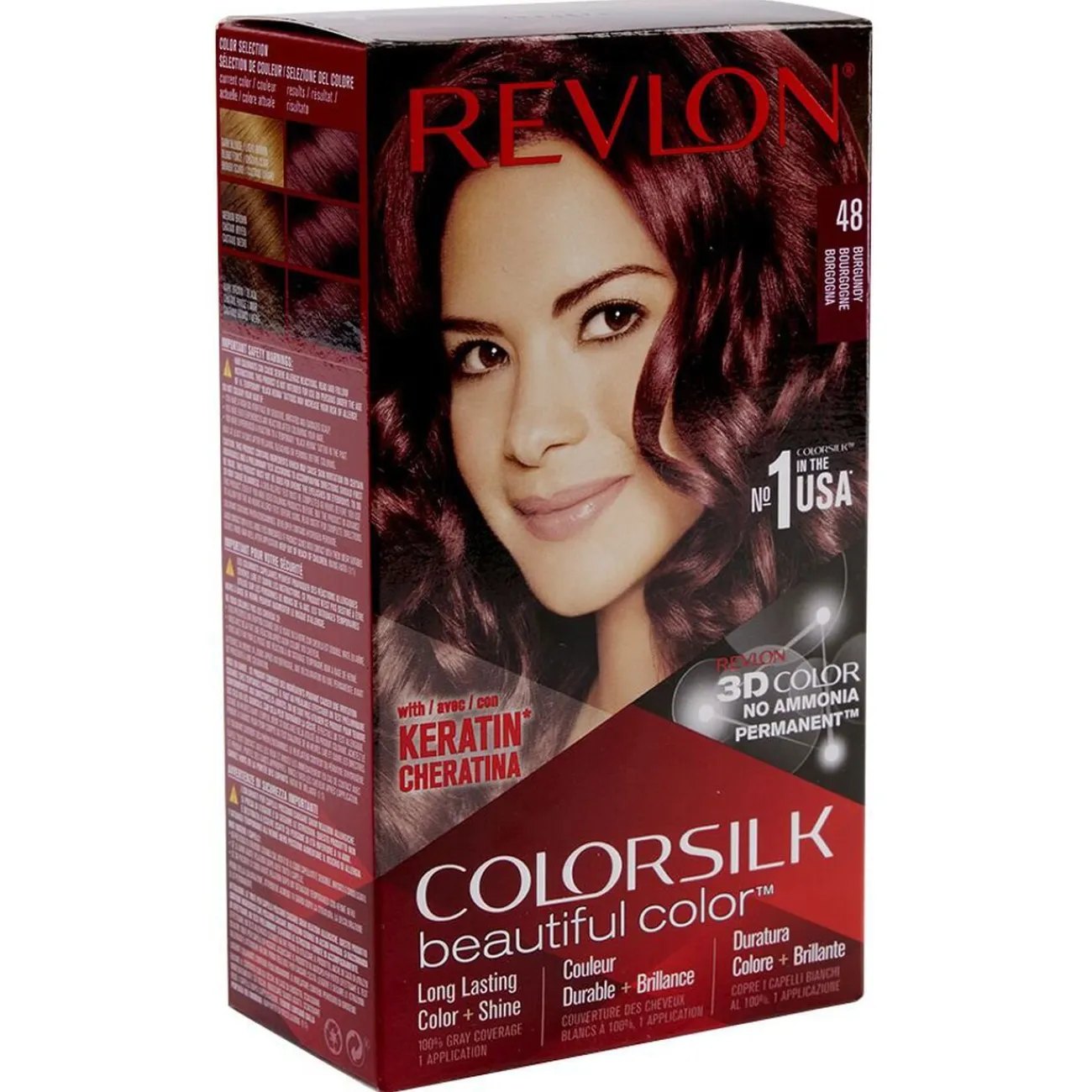 Gifi Beauté^Coloration cheveux Bourgogne Keratine 48 Revlon