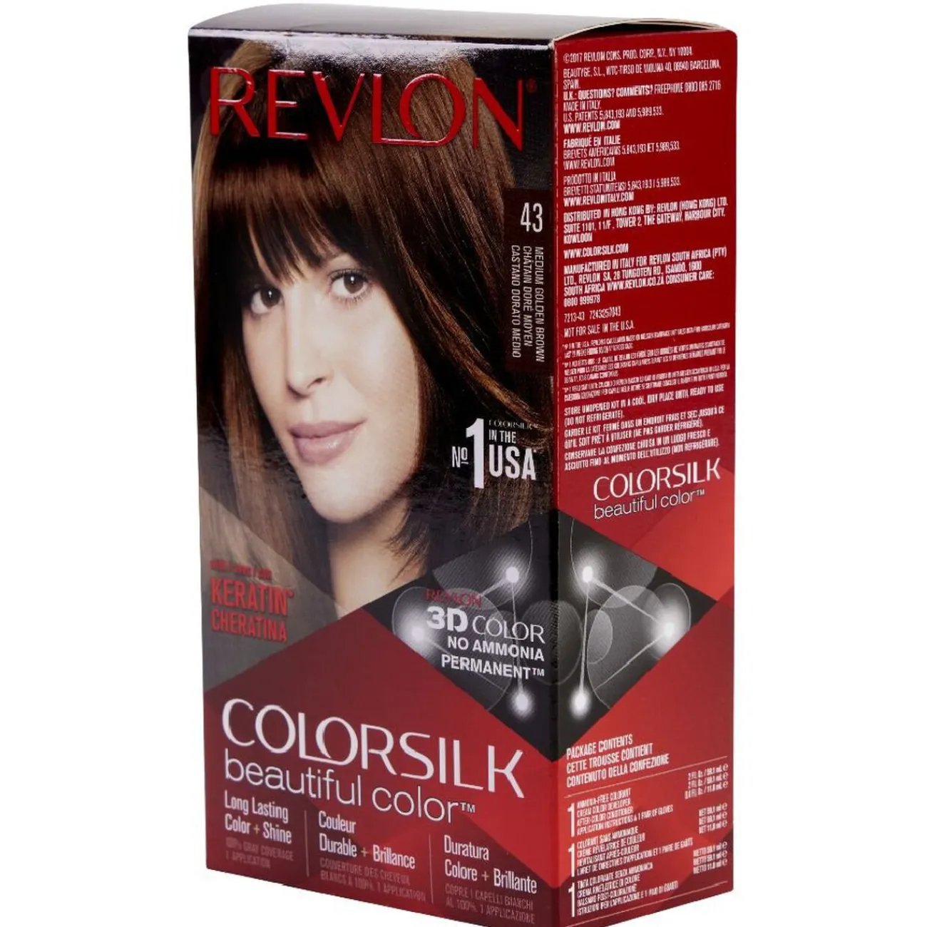 Gifi Beauté^Coloration cheveux Chatain doré moyen 43 Revlon