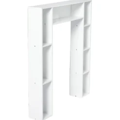 Gifi Equipement Wc^Contour WC en bois blanc H100 cm
