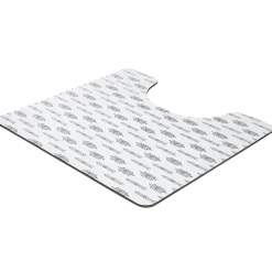 Gifi Aménagement Salle De Bain^Contour WC PVC motif terrazzo noir et blanc 49,5x15cm