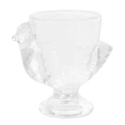 Gifi Coquetier Luminarc design poule transparent x3