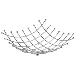 Gifi Corbeille à fruits design quadrillage