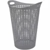 Gifi Entretien Du Linge|Corbeille à linge cylindrique effet tressé 60 L