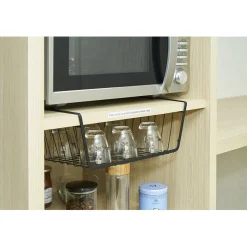 Gifi Corbeille à suspendre métal noir x2