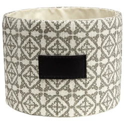 Gifi Rangement|Corbeille ronde grise