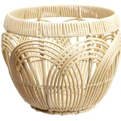 Gifi Rangement|Corbeille ronde imitation rotin