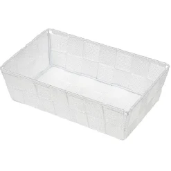 Gifi Rangement|Corbeille sans anse synthétique tissée façon osier