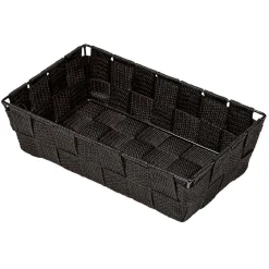 Gifi Rangement|Corbeille sans anse synthétique tissée façon osier