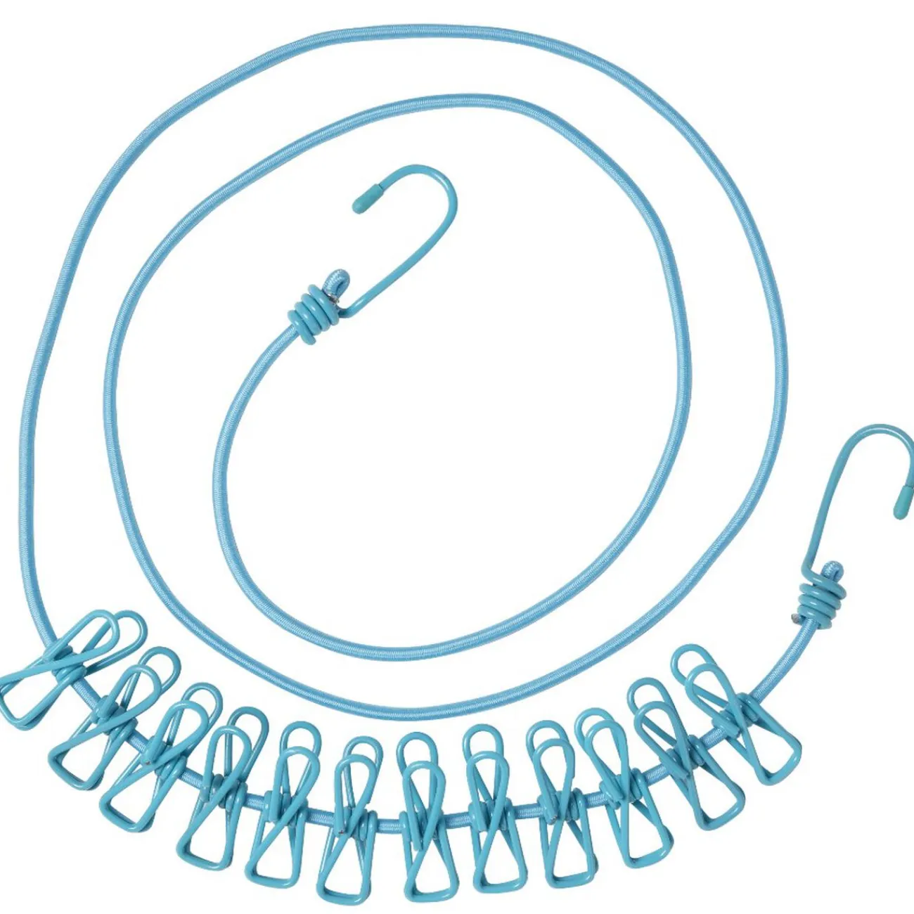 Gifi Entretien Du Linge|Corde à linge extensible + 12 pinces