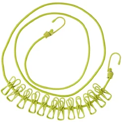 Gifi Entretien Du Linge|Corde à linge extensible + 12 pinces