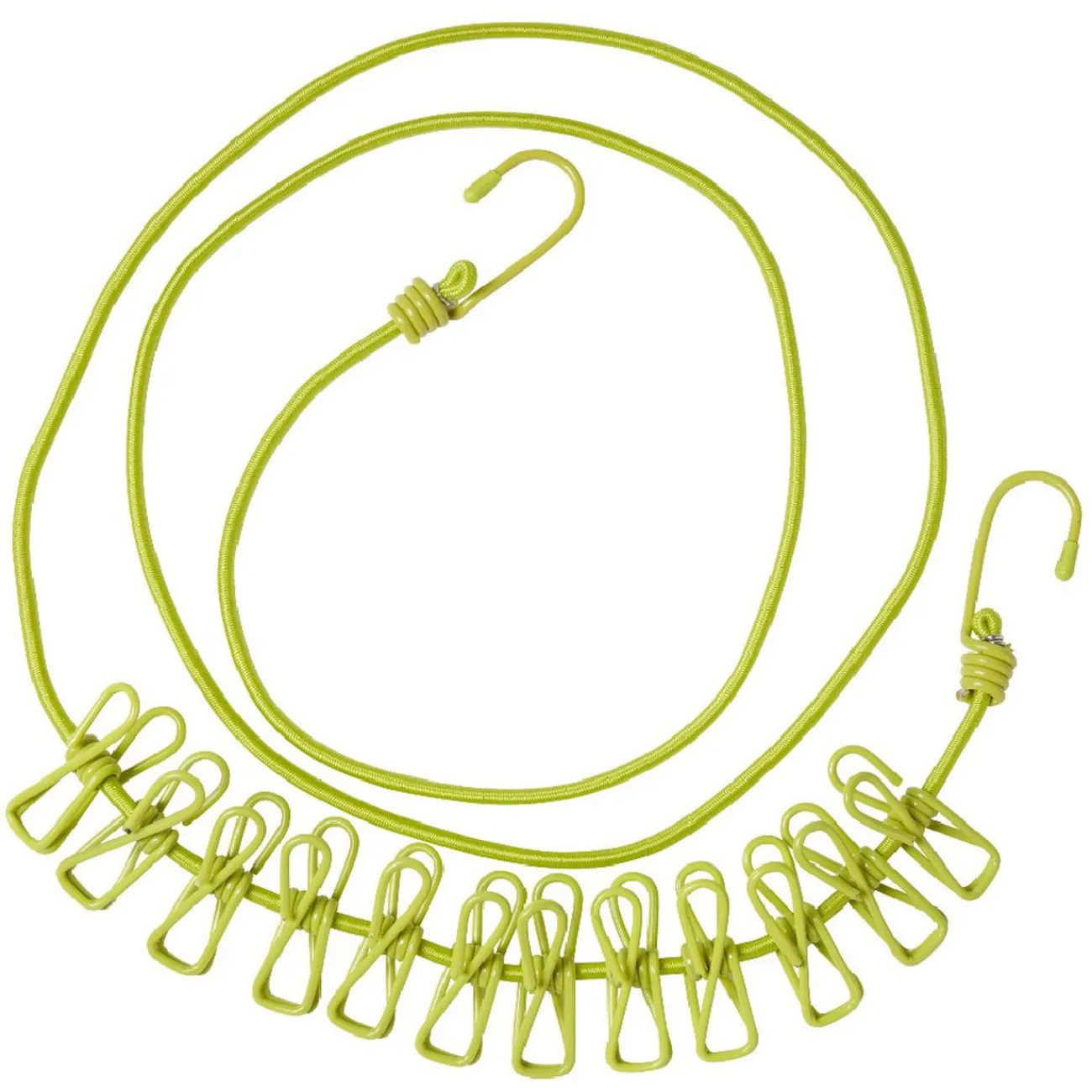 Gifi Entretien Du Linge|Corde à linge extensible + 12 pinces