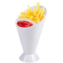 Gifi Cornet pour frites blanc