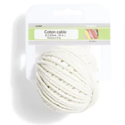 Gifi Quincaillerie^Coton câblé Ø2,5/3 mm - L.25 m