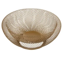 Gifi Coupe à fruits en métal dorée