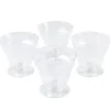 Gifi Coupe à glace plastique transparente x4