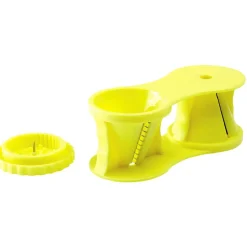 Gifi Coupe légume spiralizer en inox et plastique vert