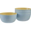 Gifi Coupelle bleu en bambou x 4