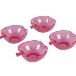 Gifi Coupelle design pomme rose x4