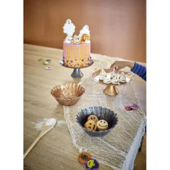 Gifi Coupelle en verre Halloween design toile d'araignée Ø15cm