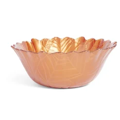 Gifi Coupelle Halloween ronde orange en verre Ø15cm