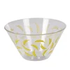 Gifi Coupelle plastique transparente décor banane