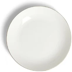 Gifi Coupelle ronde blanc et doré Ø20cm porcelaine