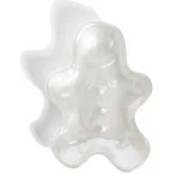 Gifi Coupelle verre bonhomme pain d'épice irisé