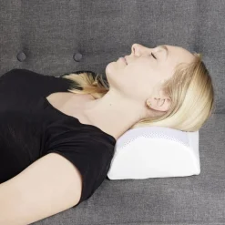 Gifi Bien-Être^Coussin demi rouleau à mémoire de forme rafraîchissant 39x20xH10cm