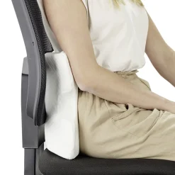 Gifi Bien-Être^Coussin mémoire de forme oreiller incurvé blanc 36x30xH13cm